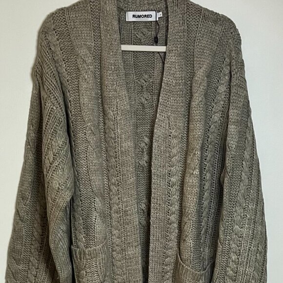 Rumored Woodland Cardigan | Flax Size L - Picture 9 of 9
